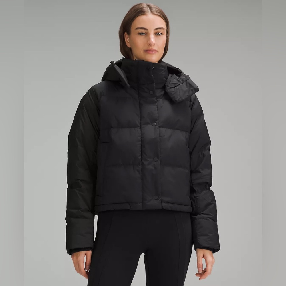 Lululemon Wunder Puff Cropped Jacket BLK 4